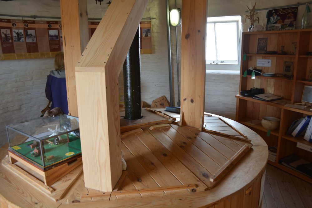 3rd level, 2nd floor is the bin floor of  Holgate Windmill, York