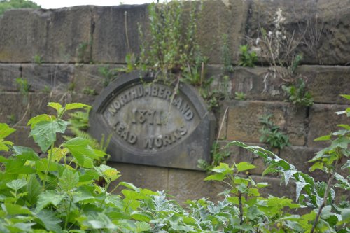 stone remains from the Northumberland Lead Works in Ouseburn, Newcastle