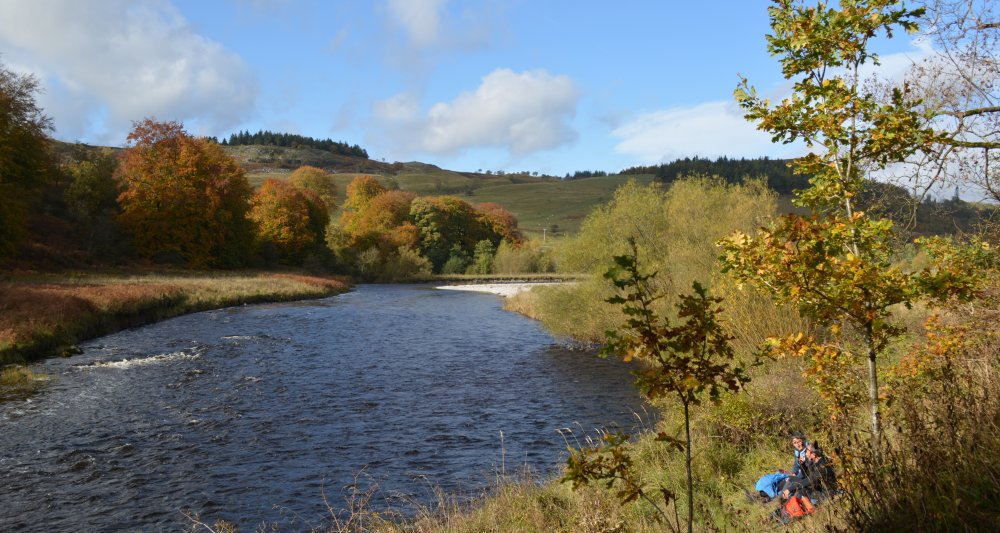 Circular walk through Grass Wood and River Wharfe from Grassington, Wharfedale, North Yorkshire Dales National Park, England