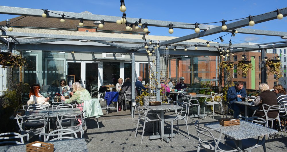 The Terrace Cafe of the Biscuit Factory, Newcastle
