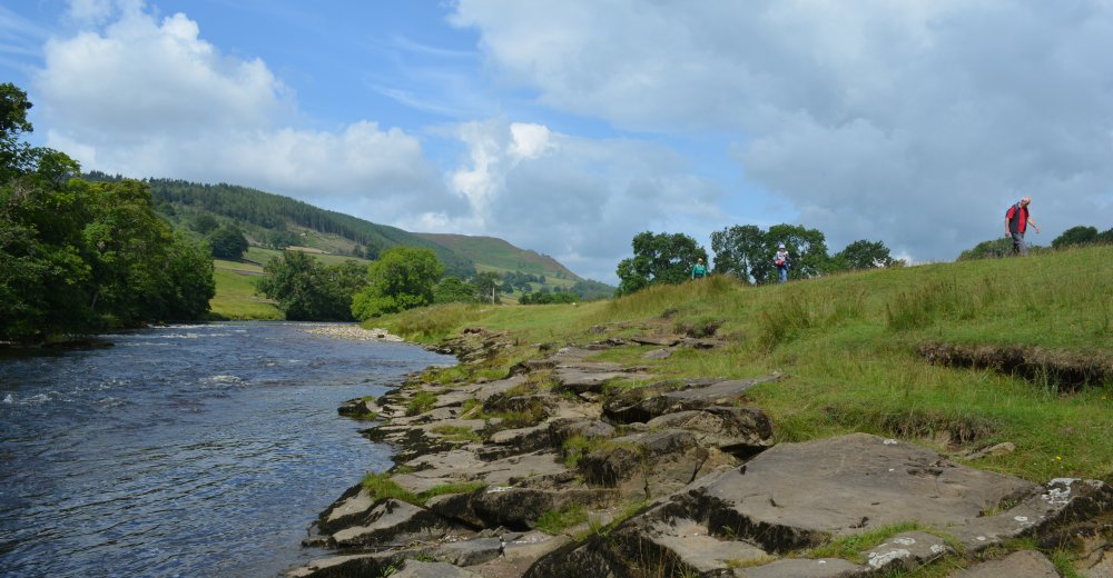 Walking by the River Wharfe below Appletreewick is really lovely experience of the Yorkshire Dales National Park.