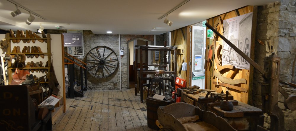 The crafts of the farm and blacksmith in the Yorkshire Dales Dales Countryside Museum, Hawes, North Yorkshire