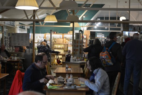Restaurant in the Wensleydale Creamery, Hawes, North Yorkshire