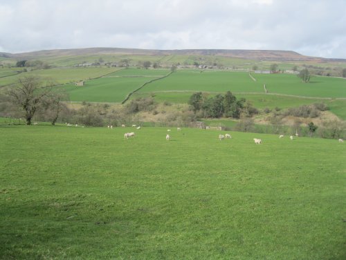 View of Penhill from Coverdale Circular walk from Carlton in Coverdale