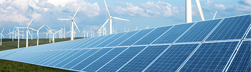 GCSE physics notes on renewable wind and solar power electricity generation