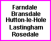 Farndale, Hutton-le-Hole, Lastingham, Rosedale & Bransdale Scenes & Notes
