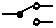 electrical circuit symbol for a two way switch