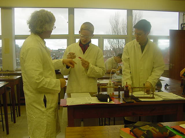 Year 12 AS Advanced Level Salters Chemistry Students at Whitby Community College Year 12 January 2002
