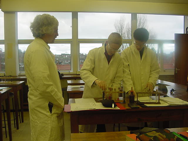 Year 12 AS Advanced Level Salters Chemistry Students at Whitby Community College Year 12 January 2002
