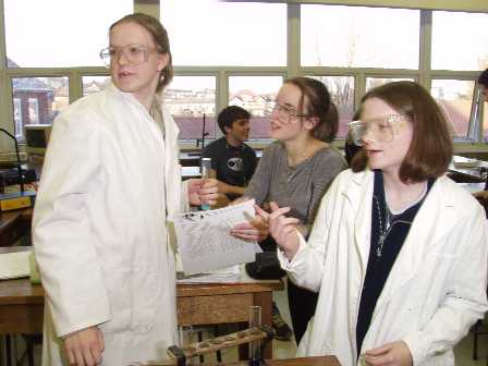 Year 13 A2 Advanced Level Salters Chemistry Students at Whitby Community College Year 13 January 2002