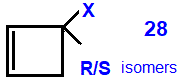3-fluoro-3-methylcyclbut-1-ene,  3-chloro-3-methylcyclobut-1-ene,  3-bromo-3-methylcyclobut-1-ene,  3-iodo-3-methylcyclobut-1-ene skeletal formula C5H7F, C5H7Cl, C5H7Br, C5H7I isomers