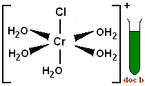 monochloropentaaquachrmium(III) complex ion