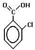 2-chlorobenzoic acid structural formula