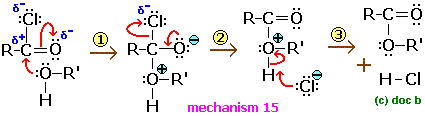 organic reaction mechanisms